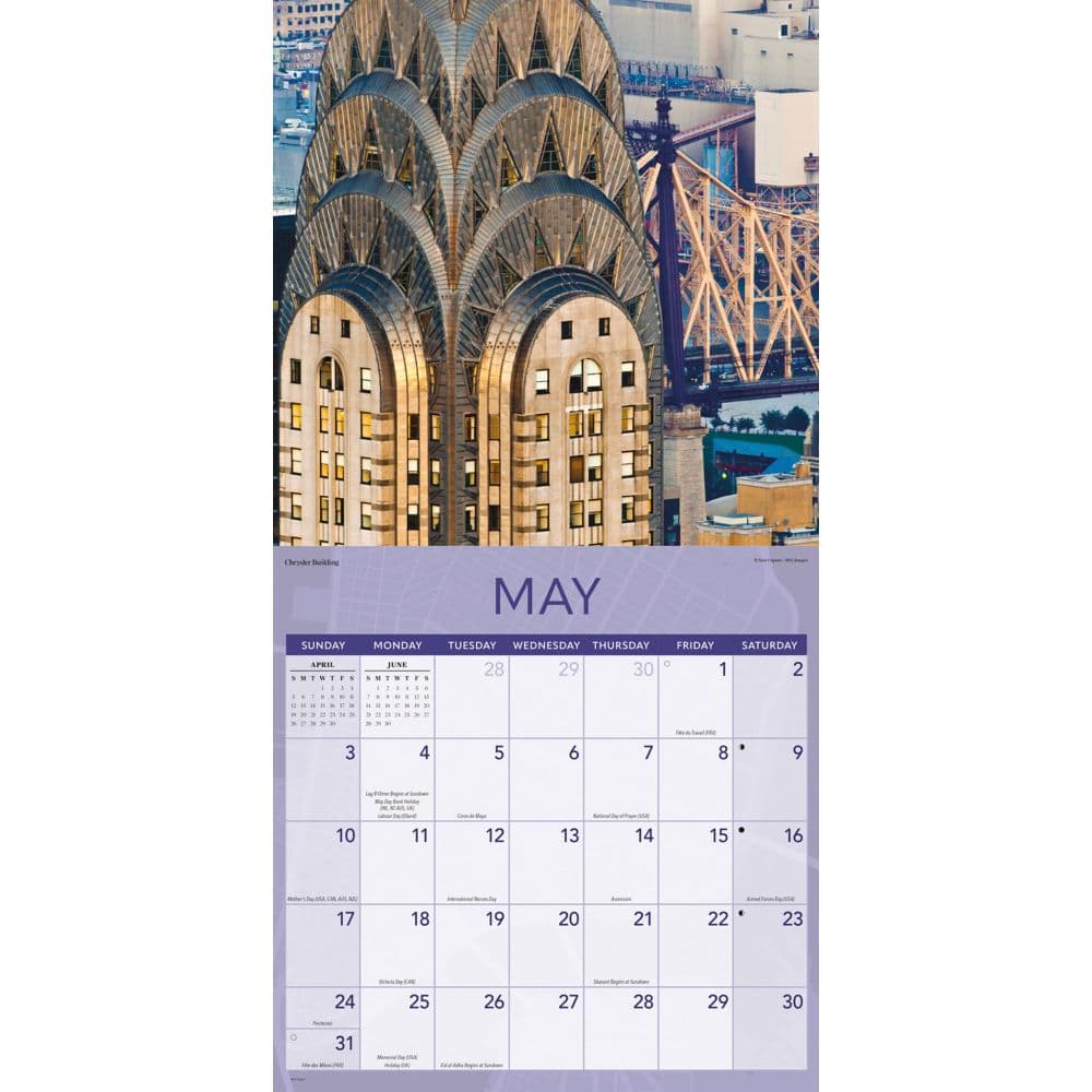 NYC 2026 Wall Calendar Second Alternate Image