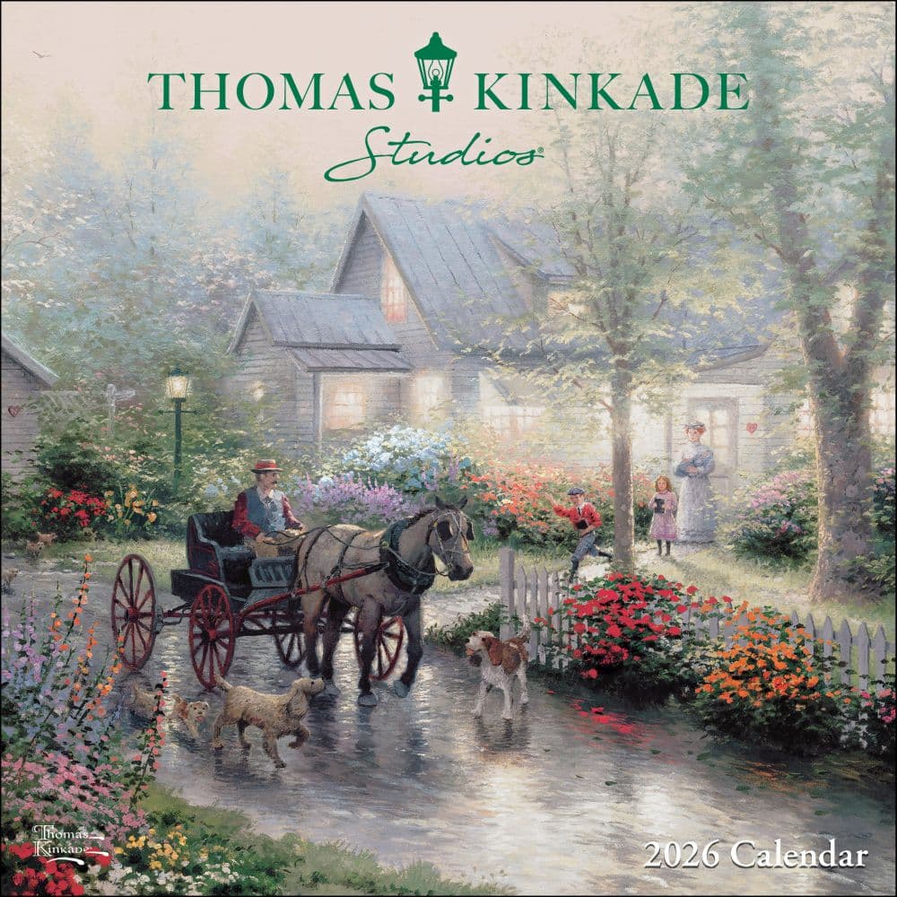Thomas Kinkade Painter of Light 2026 Mini Wall Calendar Main Image