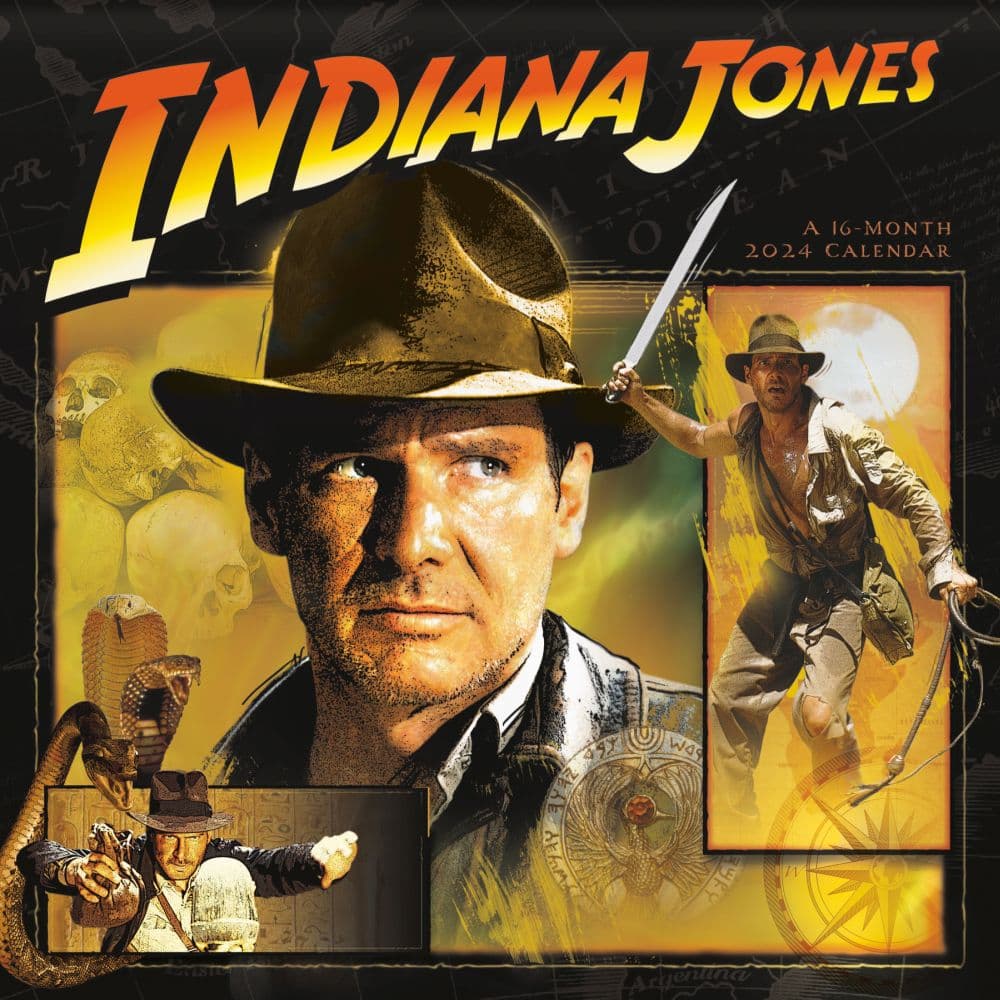 Indiana Jones Classic 2024 Wall Calendar - Calendars.com