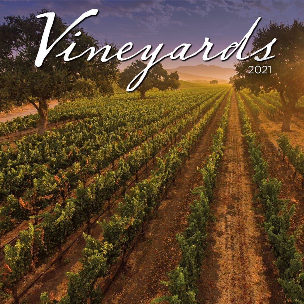Vineyards Photo Wall Calendar