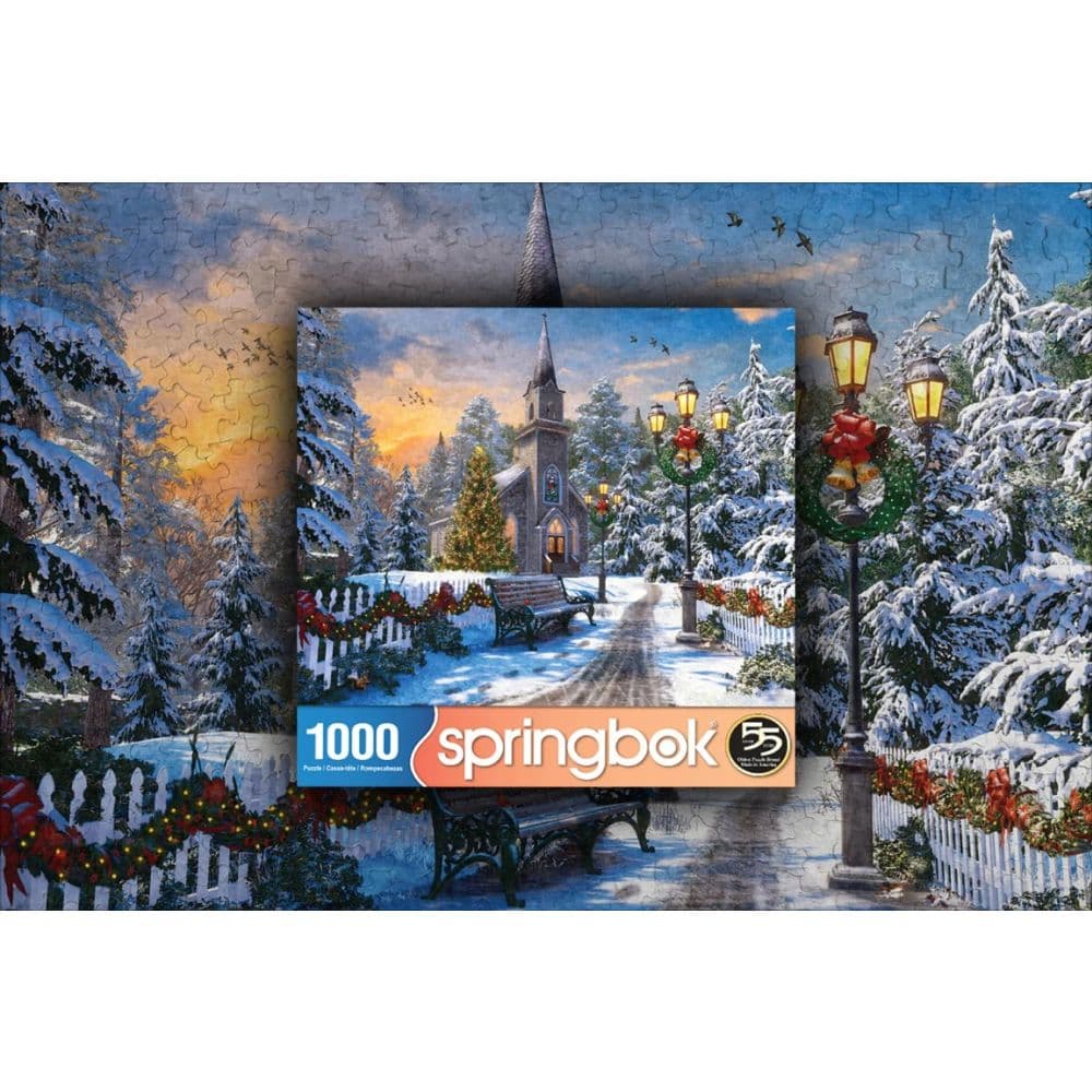 Holiday Church 1000 Piece Puzzle artistic