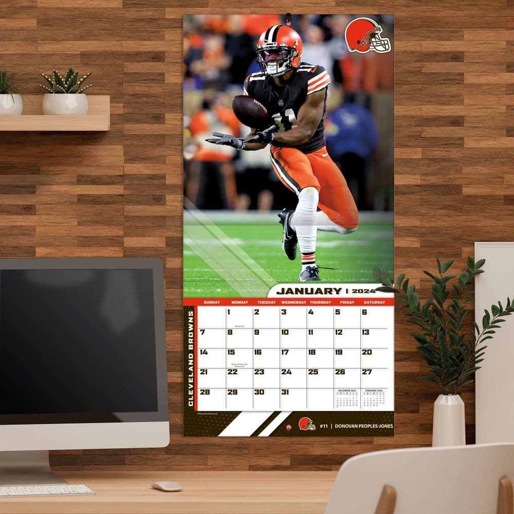 Cleveland Browns 2024 Wall Calendar