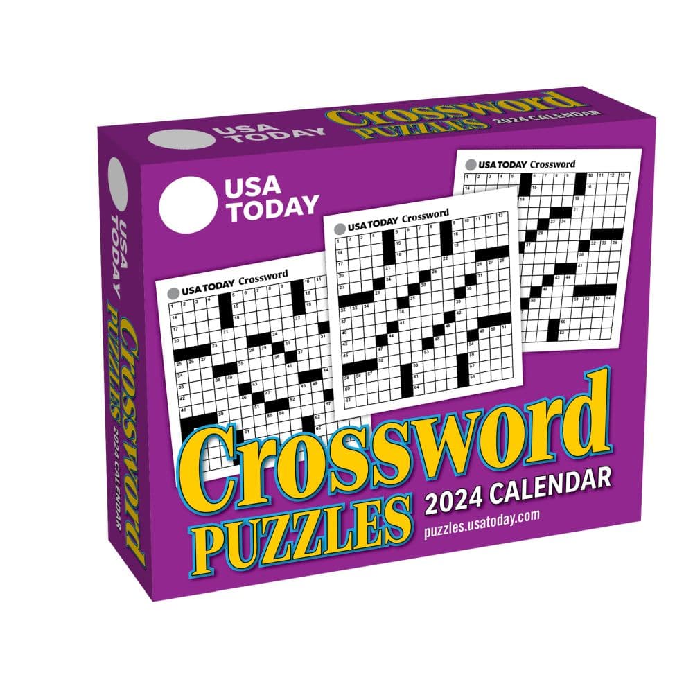 USA Today Crossword Puzzles 2024 Desk Calendar_Main