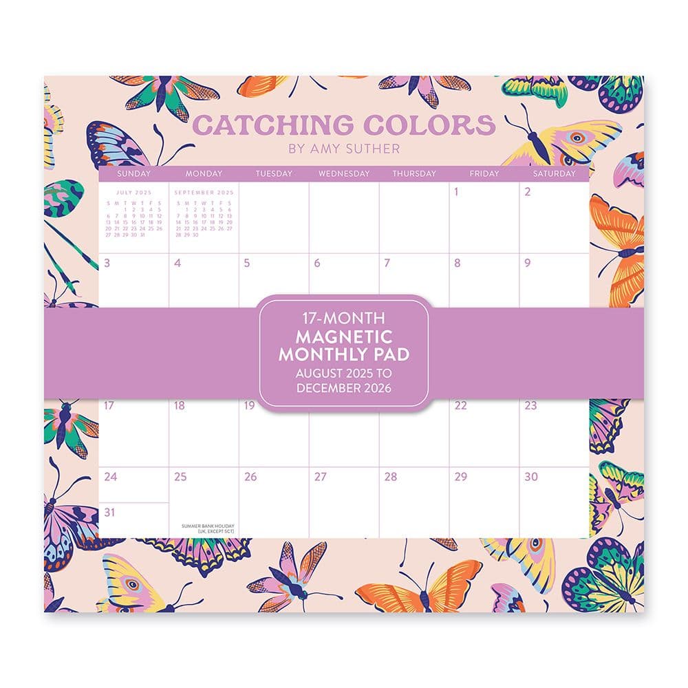 Catching Colors 2026 Magnetic Calendar Main Image