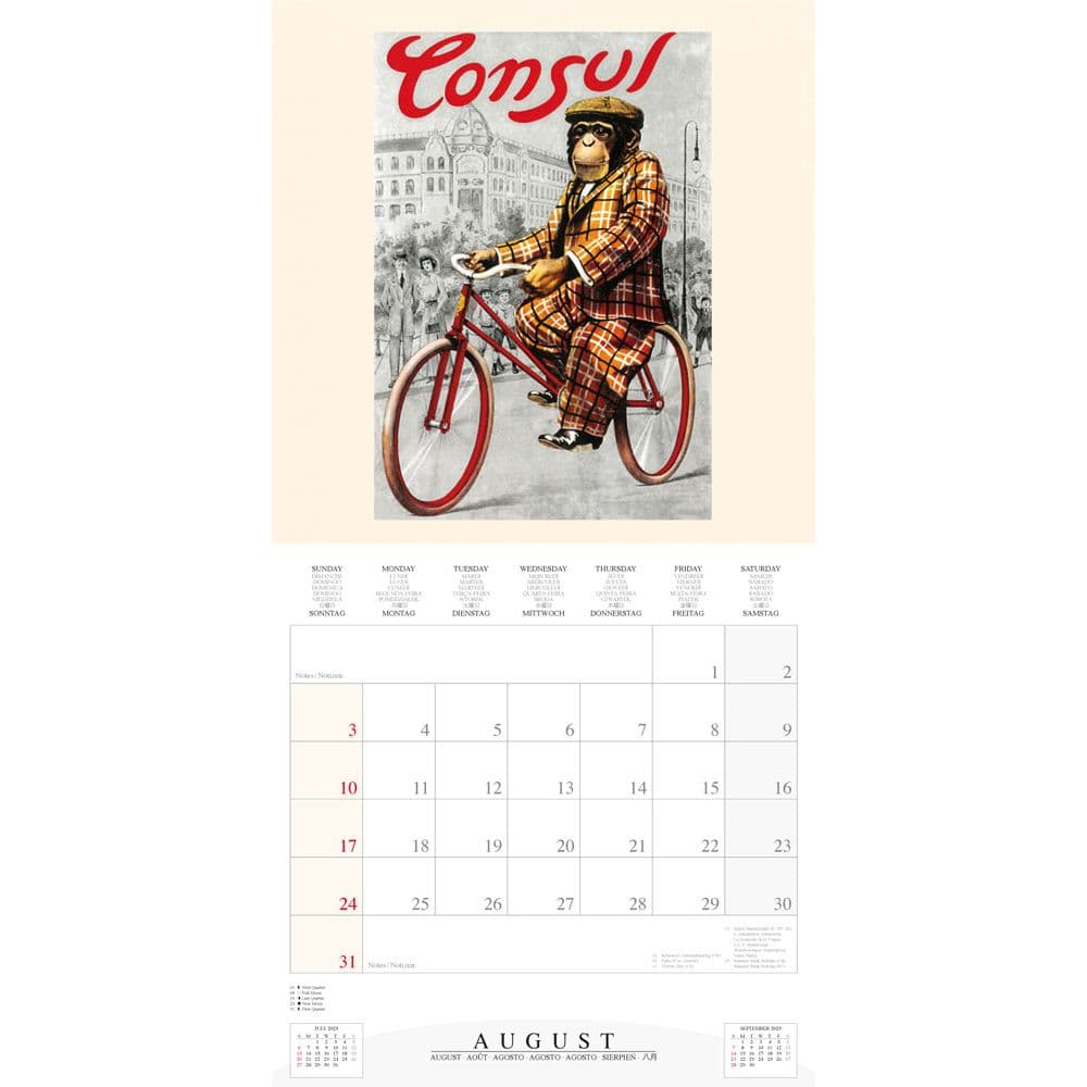 Cycling Through History 2025 Wall Calendar Third Alternate Image width=&quot;1000&quot; height=&quot;1000&quot;