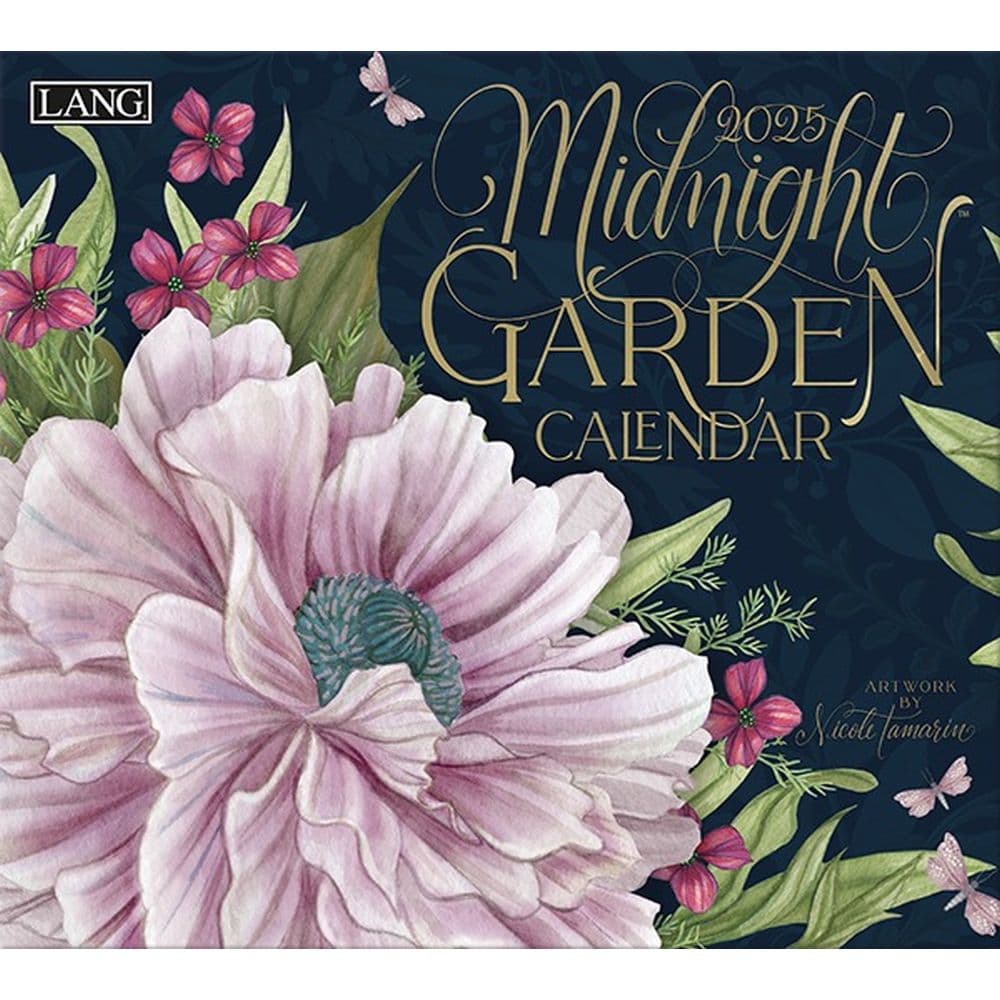 Midnight Garden by Nicole Tamarin 2025 Wall Calendar Main Product Image width=&quot;1000&quot; height=&quot;1000&quot;