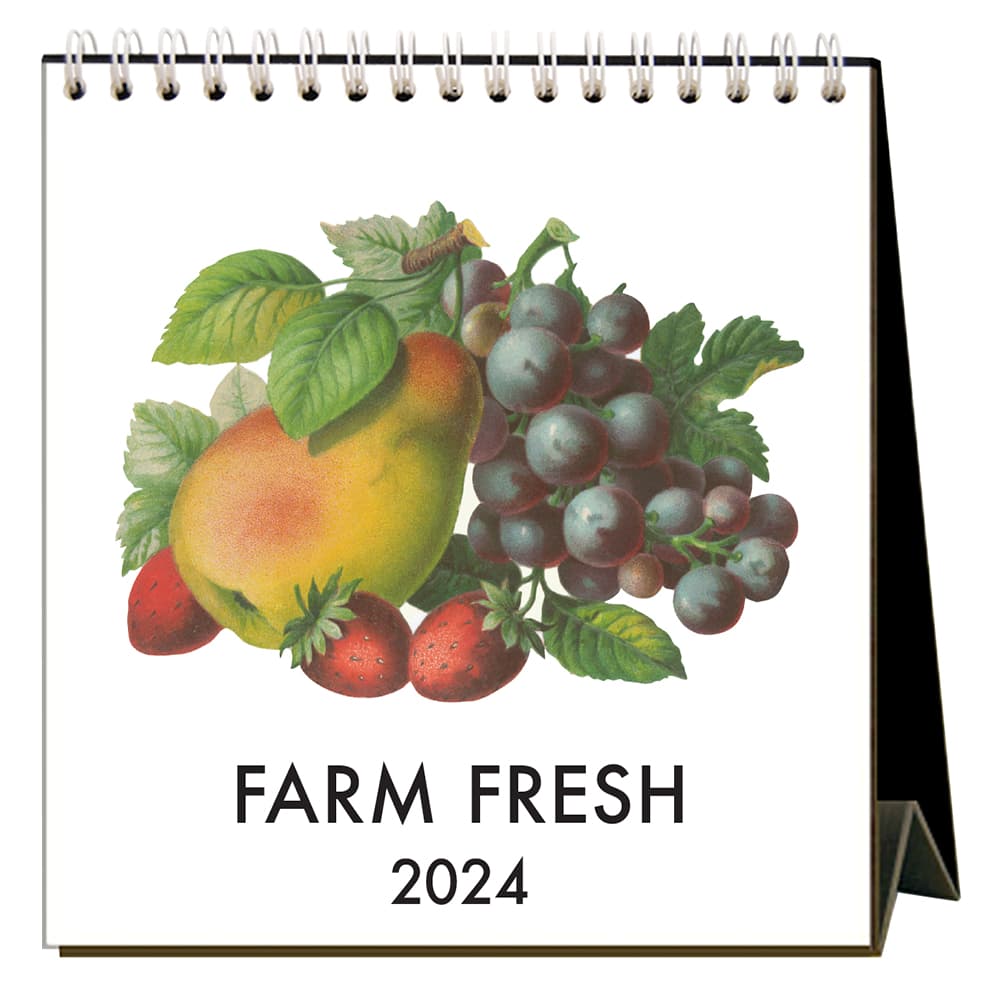 Farm Fresh 2024 Easel Desk Calendar Main Product Image width=&quot;1000&quot; height=&quot;1000&quot;