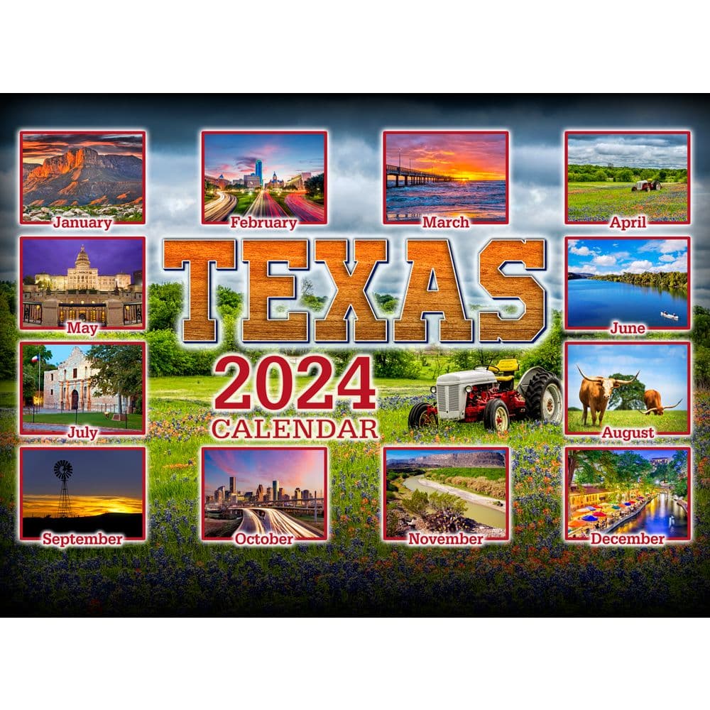 Texas 2024 Wall Calendar First Alternate Image