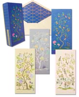 image Ornamental Trees with Asian Flowers Boxed Notes