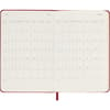 image Moleskine Pocket Red Daily Hard Cover 2025 Planner Third Alternate Image