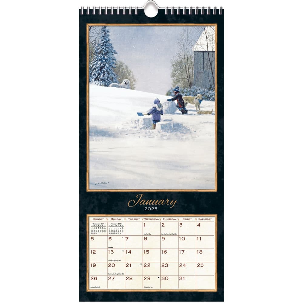 Treasured Times 2025 Vertical Wall Calendar by D.R. Laird