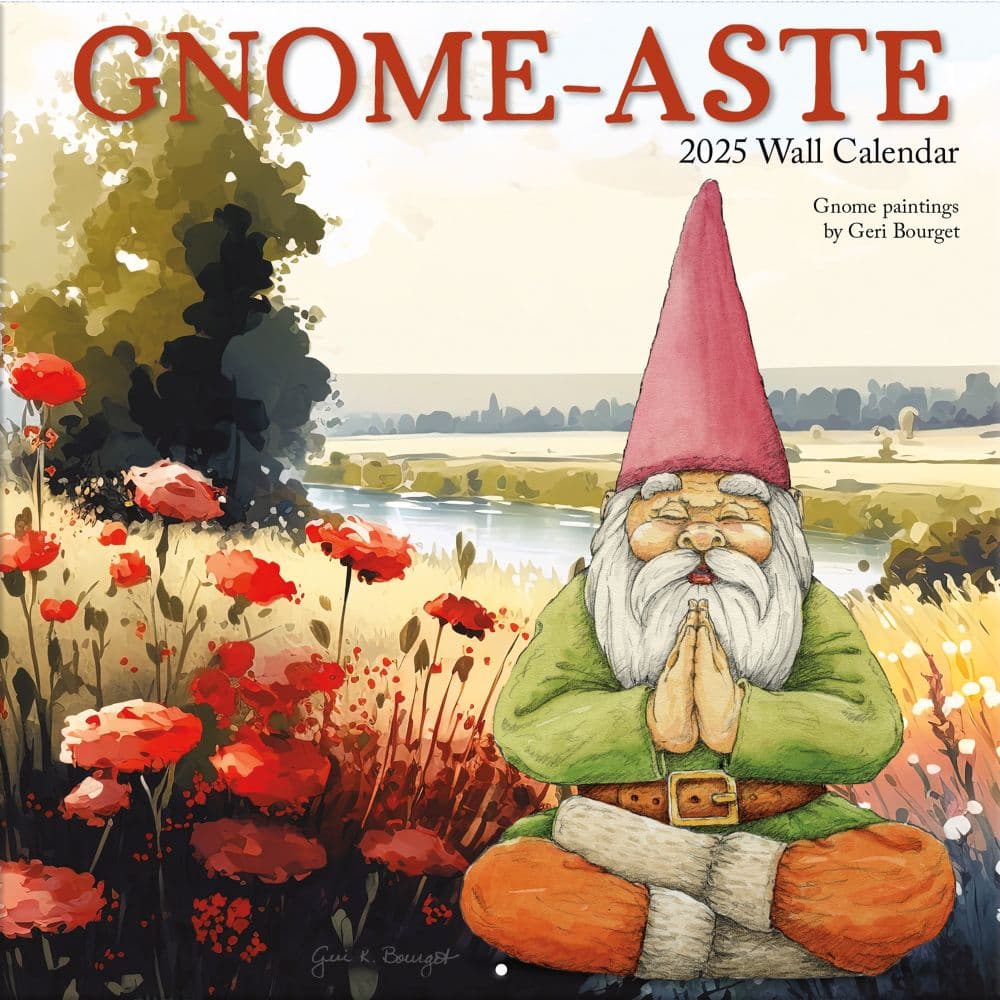 GnomeAste 2025 Wall Calendar