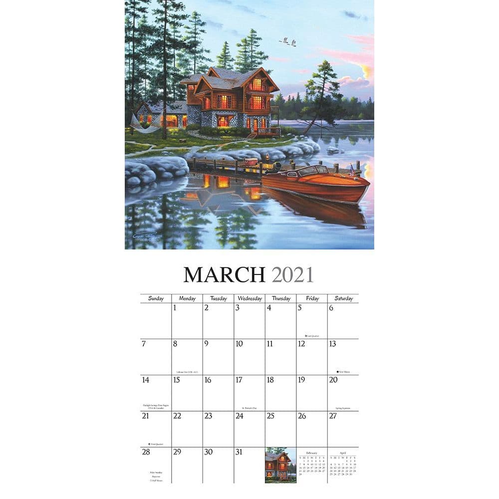 Vintage Country Wall Calendar