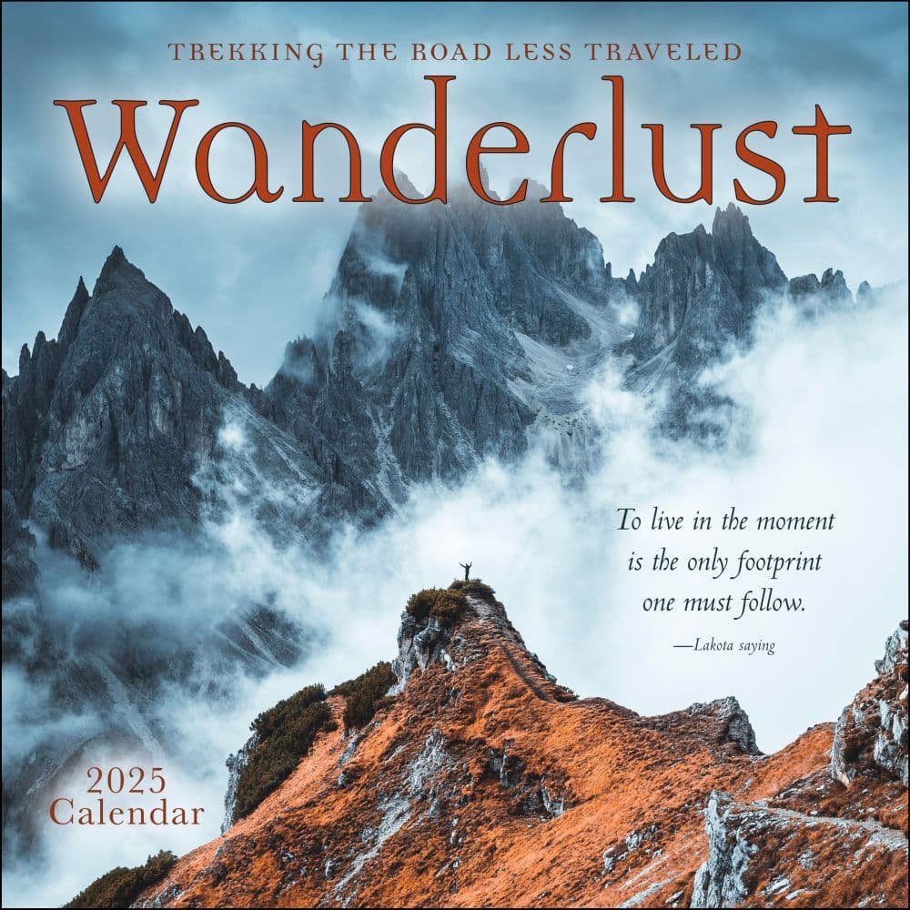 Wanderlust 2025 Calendar