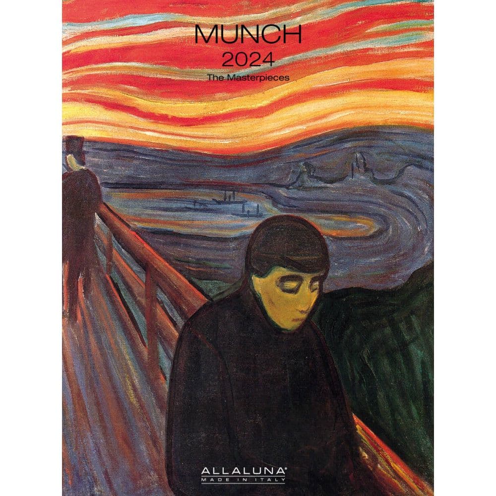 image Munch 2024 Desk Calendar