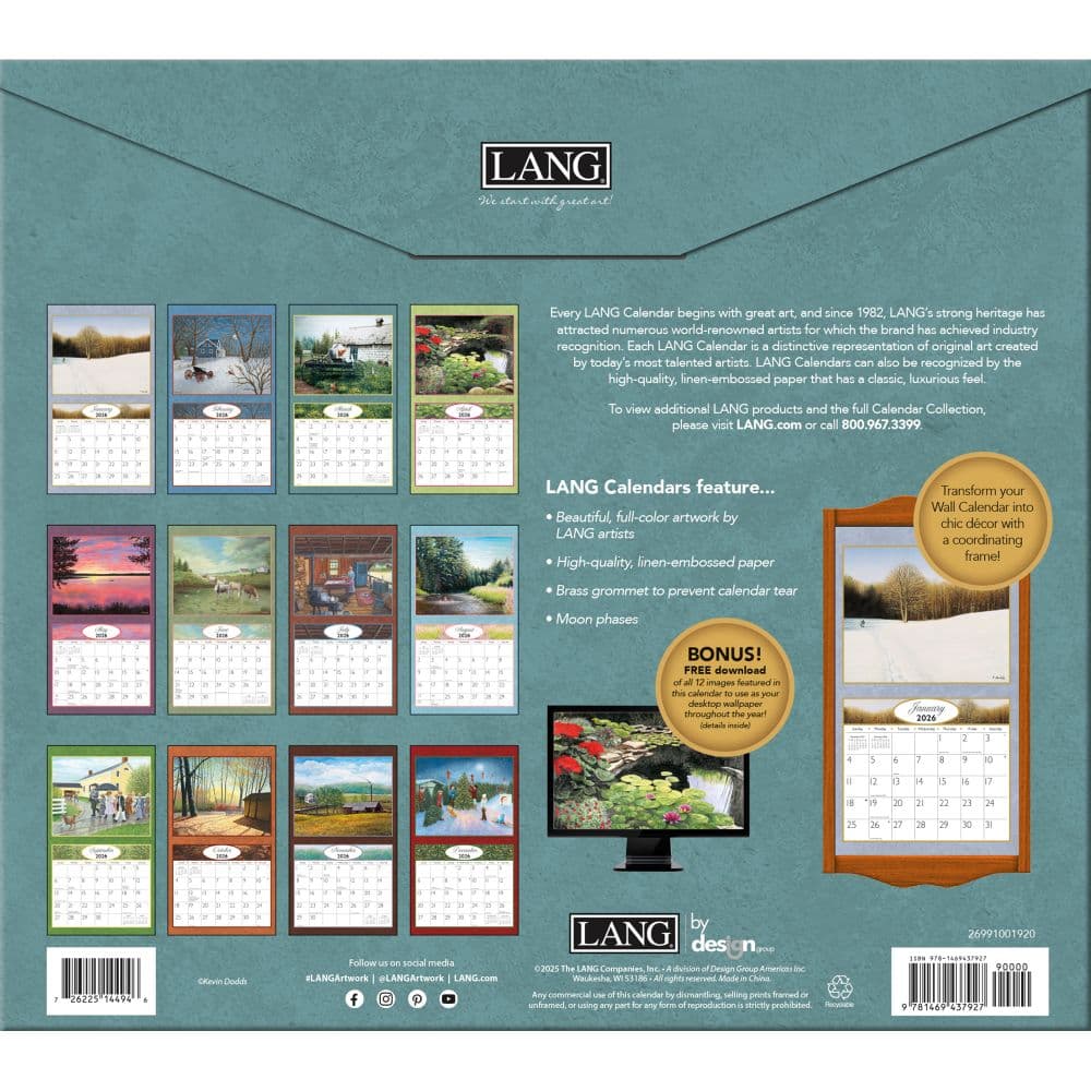 Journey Home 2026 Wall Calendar by Kevin Dodds_ALT2