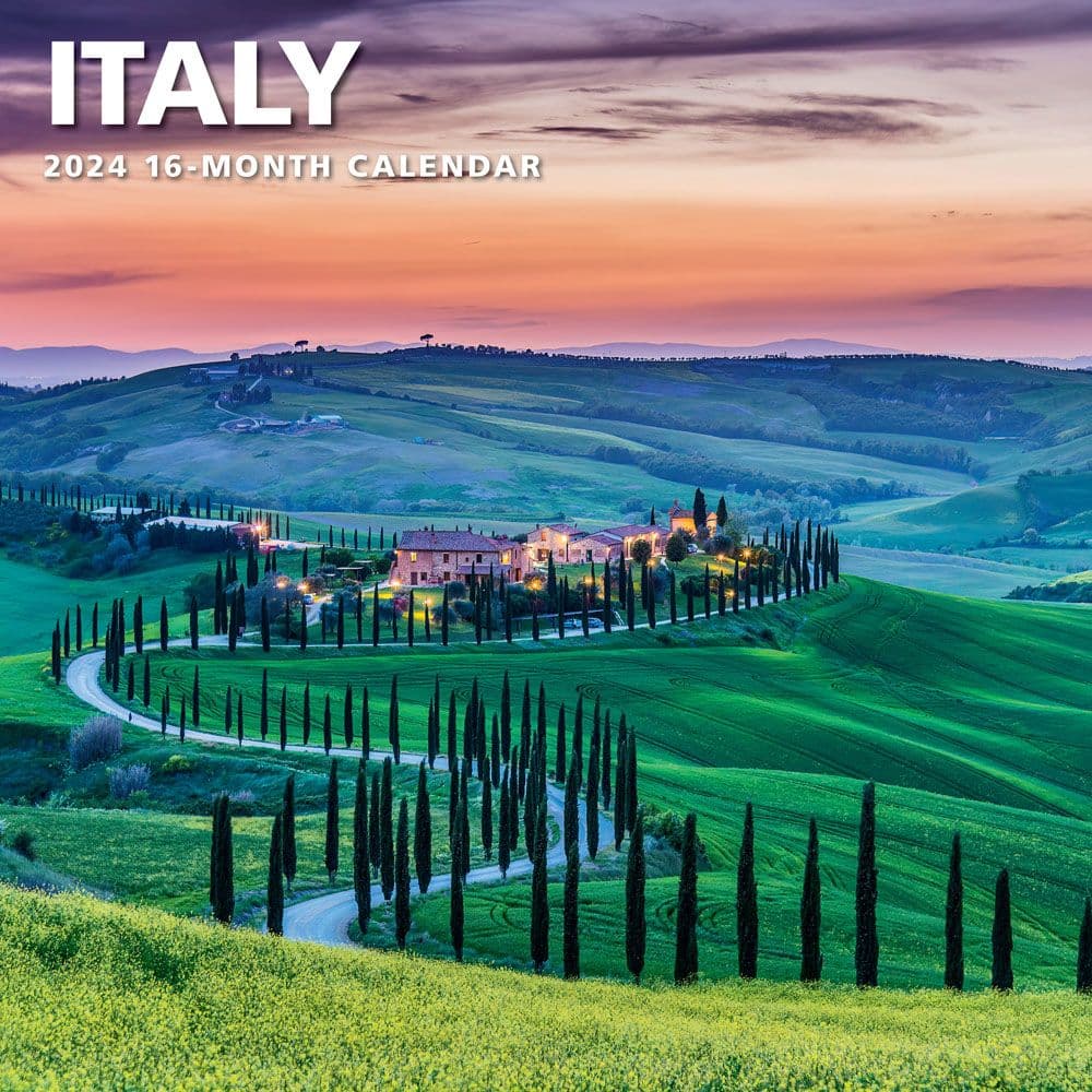 Italy 2024 Wall Calendar Main Image