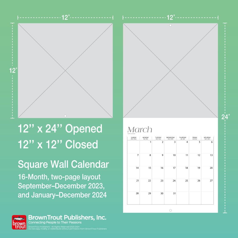 Really Good Stuff® Monthly Calendar Pages and Stickers 2023-2024 Double  Sided Intermediate