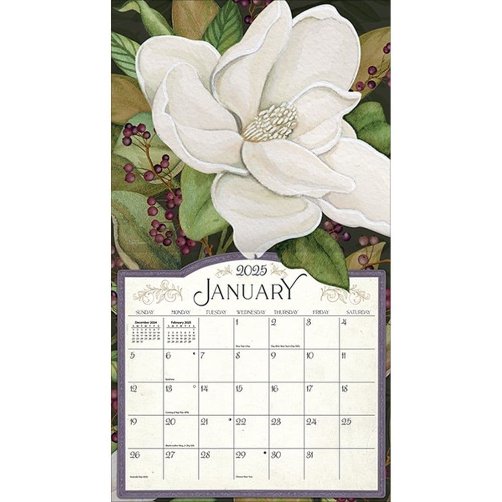 Midnight Garden by Nicole Tamarin 2025 Wall Calendar Second Alternate Image width=&quot;1000&quot; height=&quot;1000&quot;