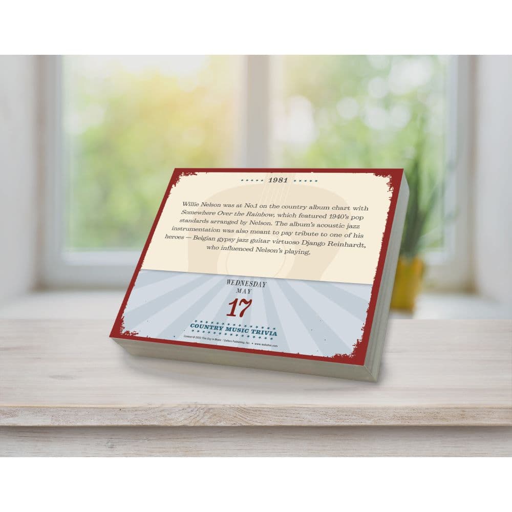 Country Music Trivia 2023 Desk Calendar - Calendars.com