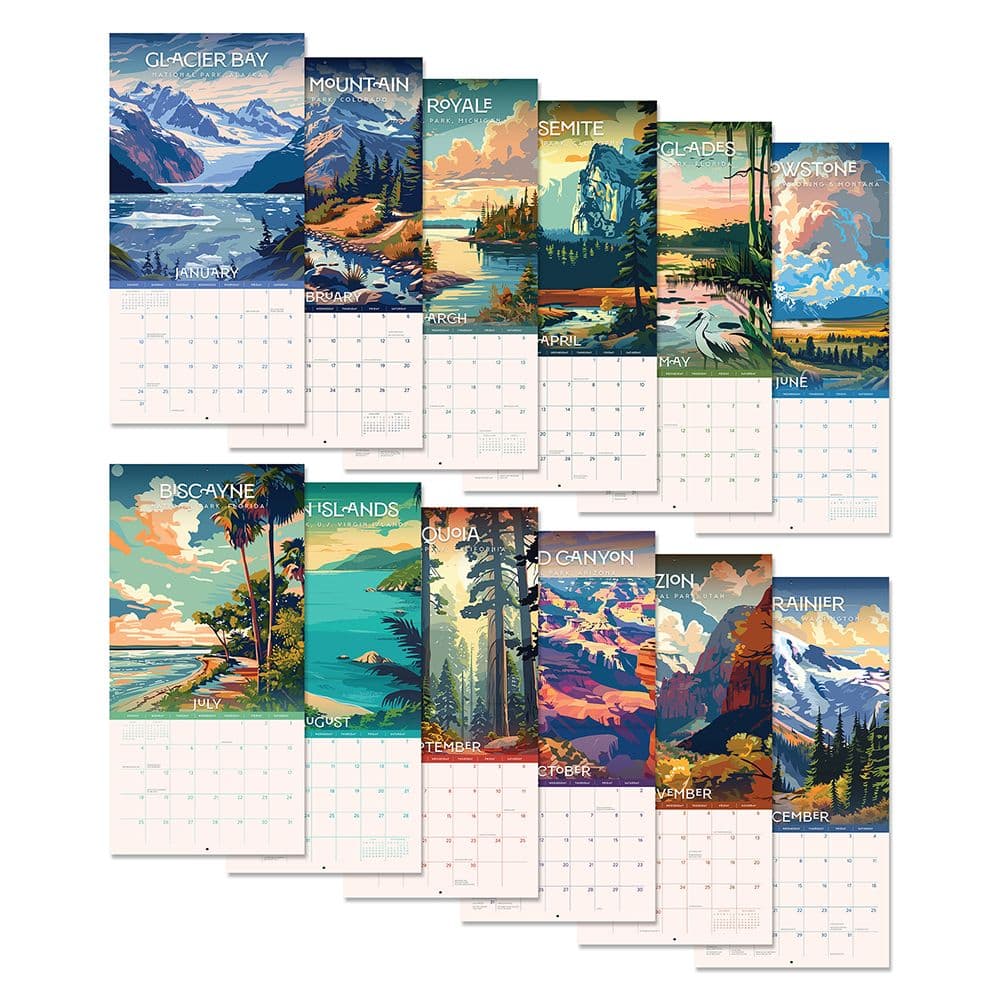 National Parks 2027 Wall Calendar Fourth Alternate Image