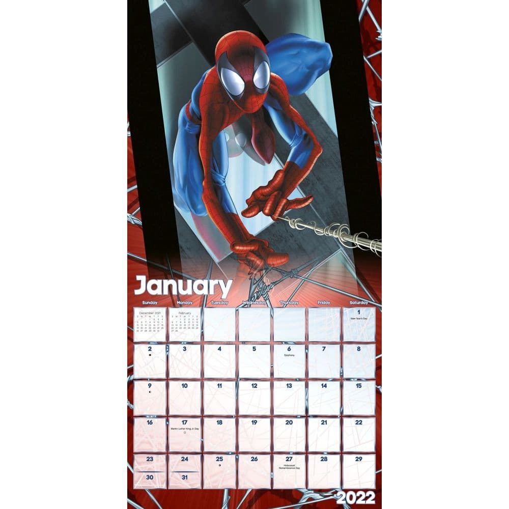 New Spiderman Calendar 2022 Photos Hbsrry Plant Calendar 2022