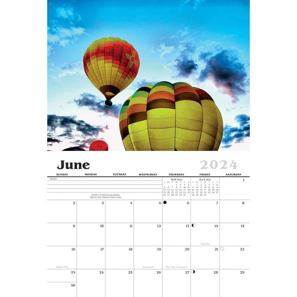 Albuquerque Balloon Fest 2024 Wall Calendar Second Alternate