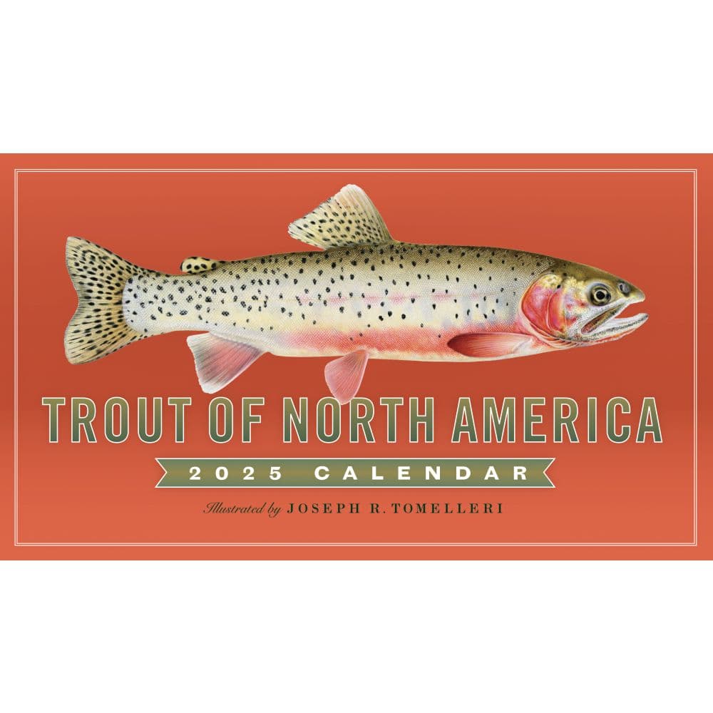 Trout of North America 2025 Wall Calendar