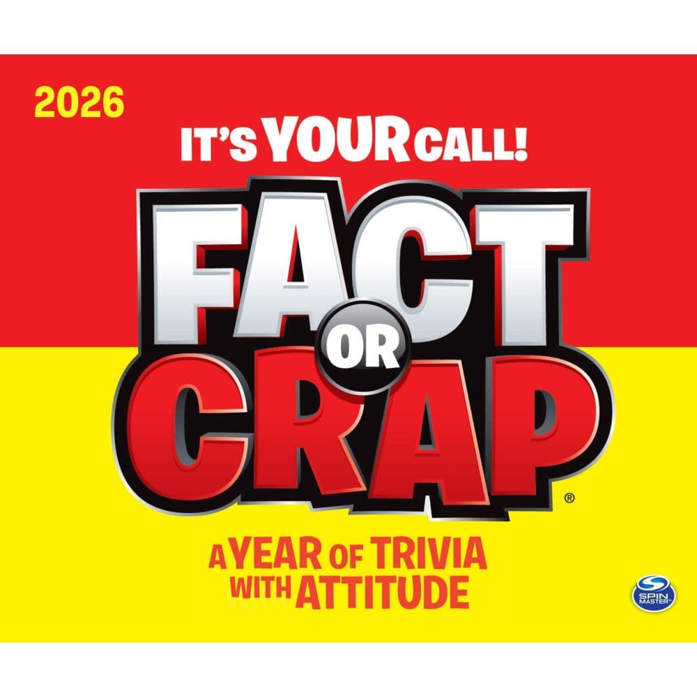Fact or Crap 2026 Desk Calendar Main Product Image