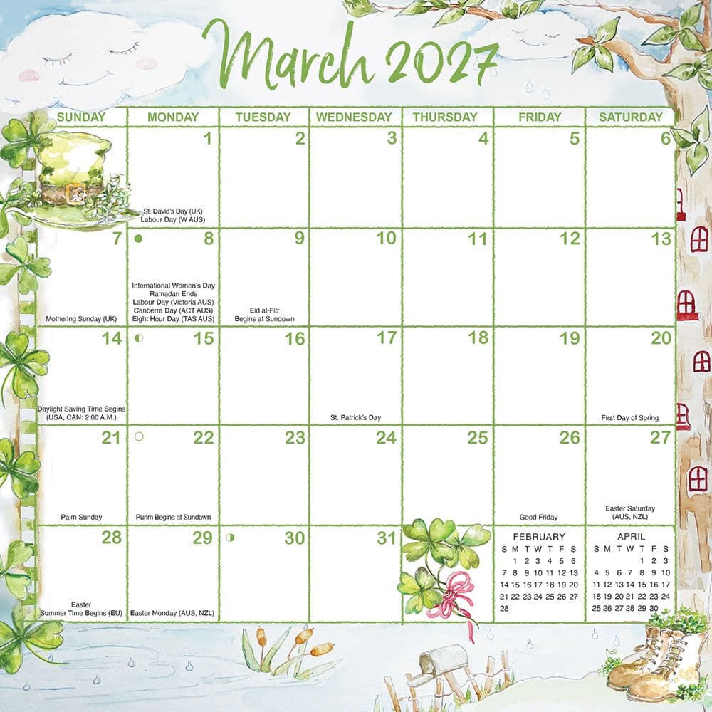 Joyful Seasons Magic Grip 2027 Wall Calendar Fifth Alternate Image