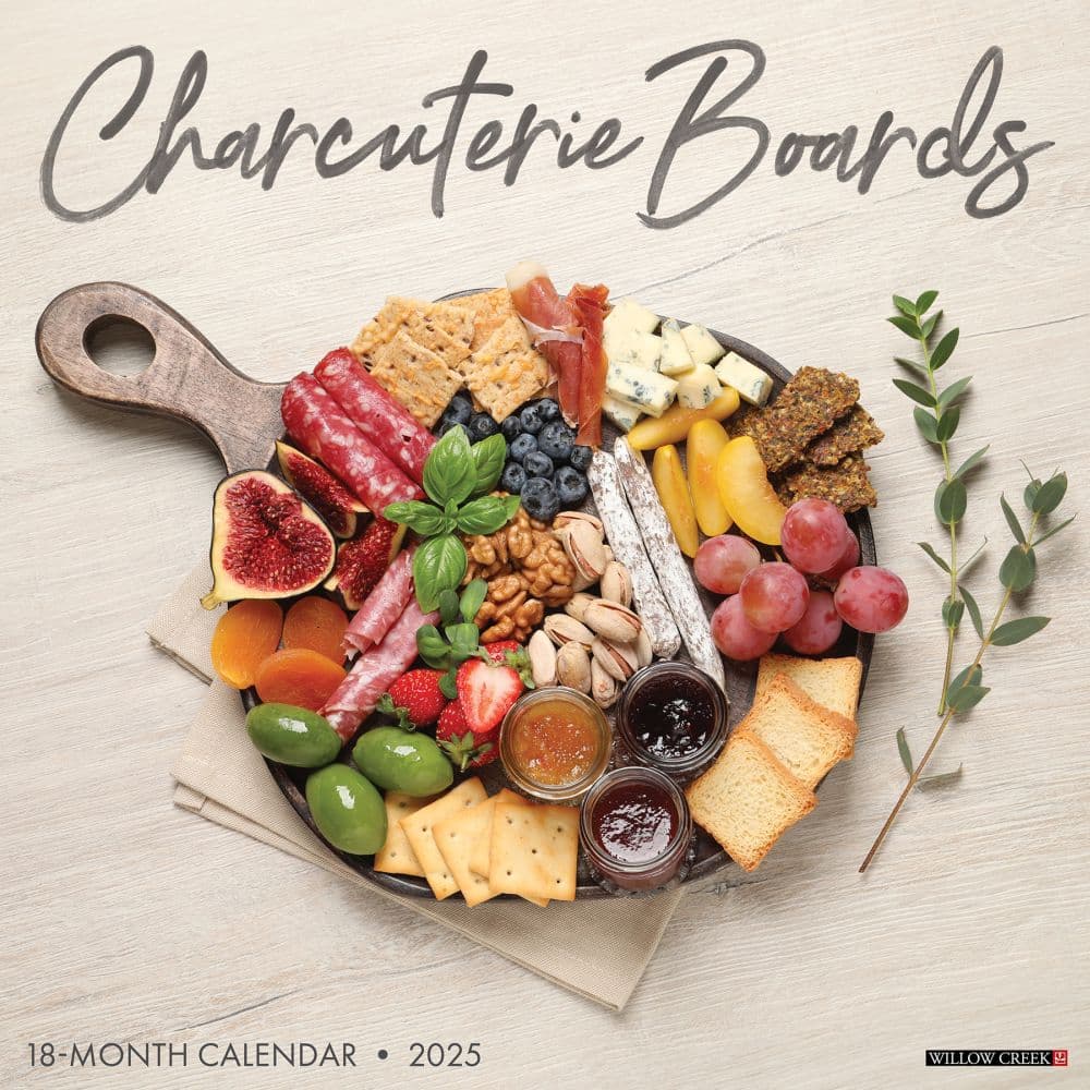 Charcuterie Boards 2025 Wall Calendar Main Image