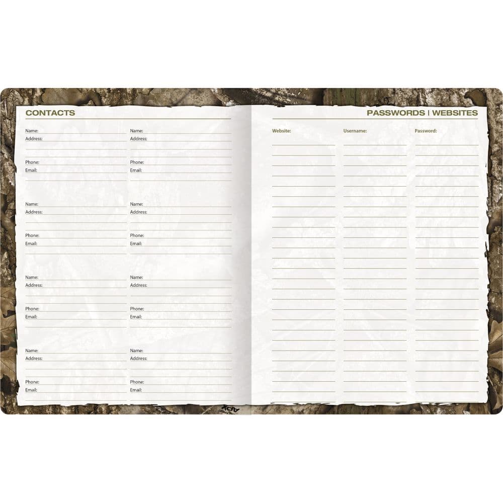 Realtree 2025 Monthly Planner Second Alternate Image