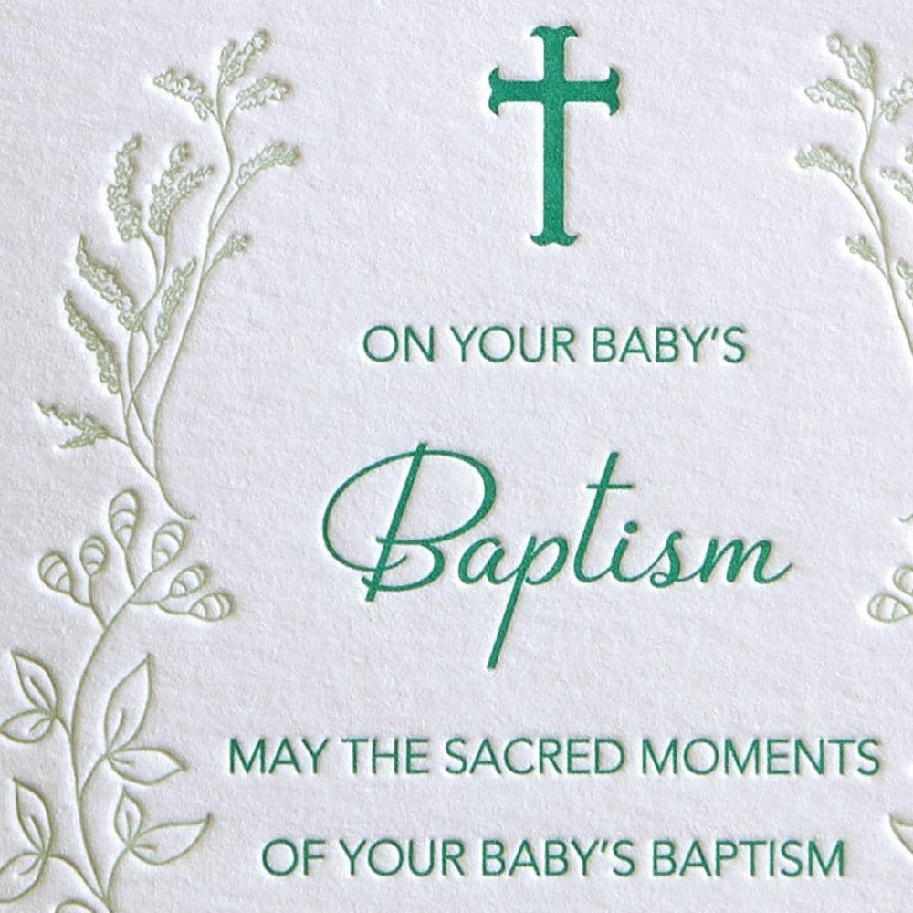 Baptism Greeting Card Fifth Alternate  Image width=&quot;1000&quot; height=&quot;1000&quot;