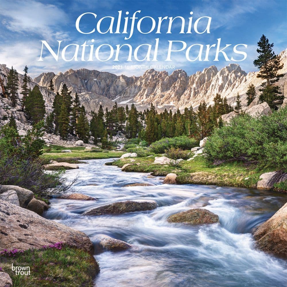 2021 California National Parks Wall Calendar