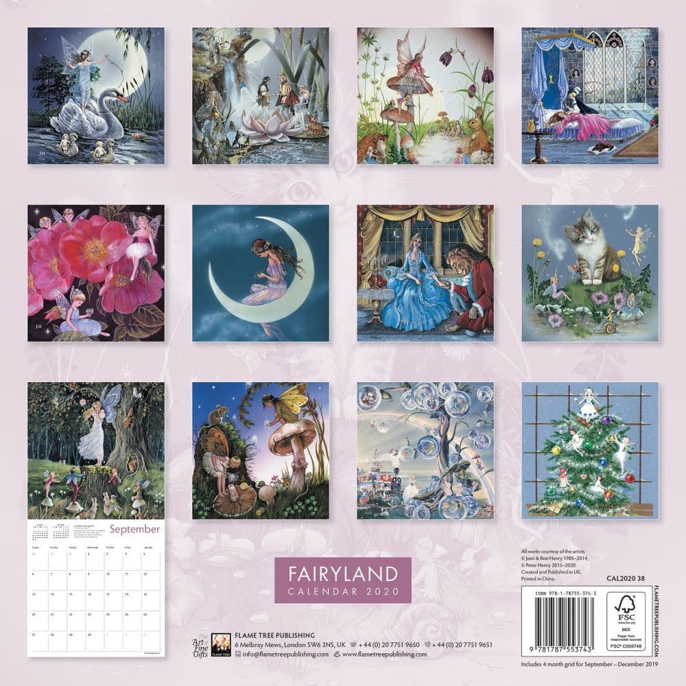 Fairyland Wall Calendar