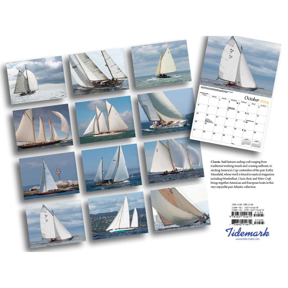 Sail Classic 2024 Wall Calendar Alternate Image 1