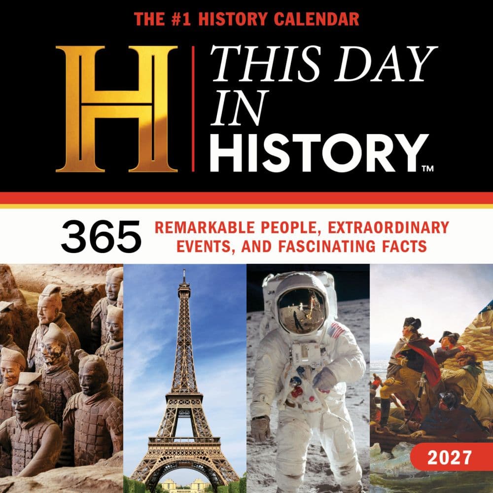 History Channel This Day in History 365 Facts 2027 Wall Calendar Main Product Image