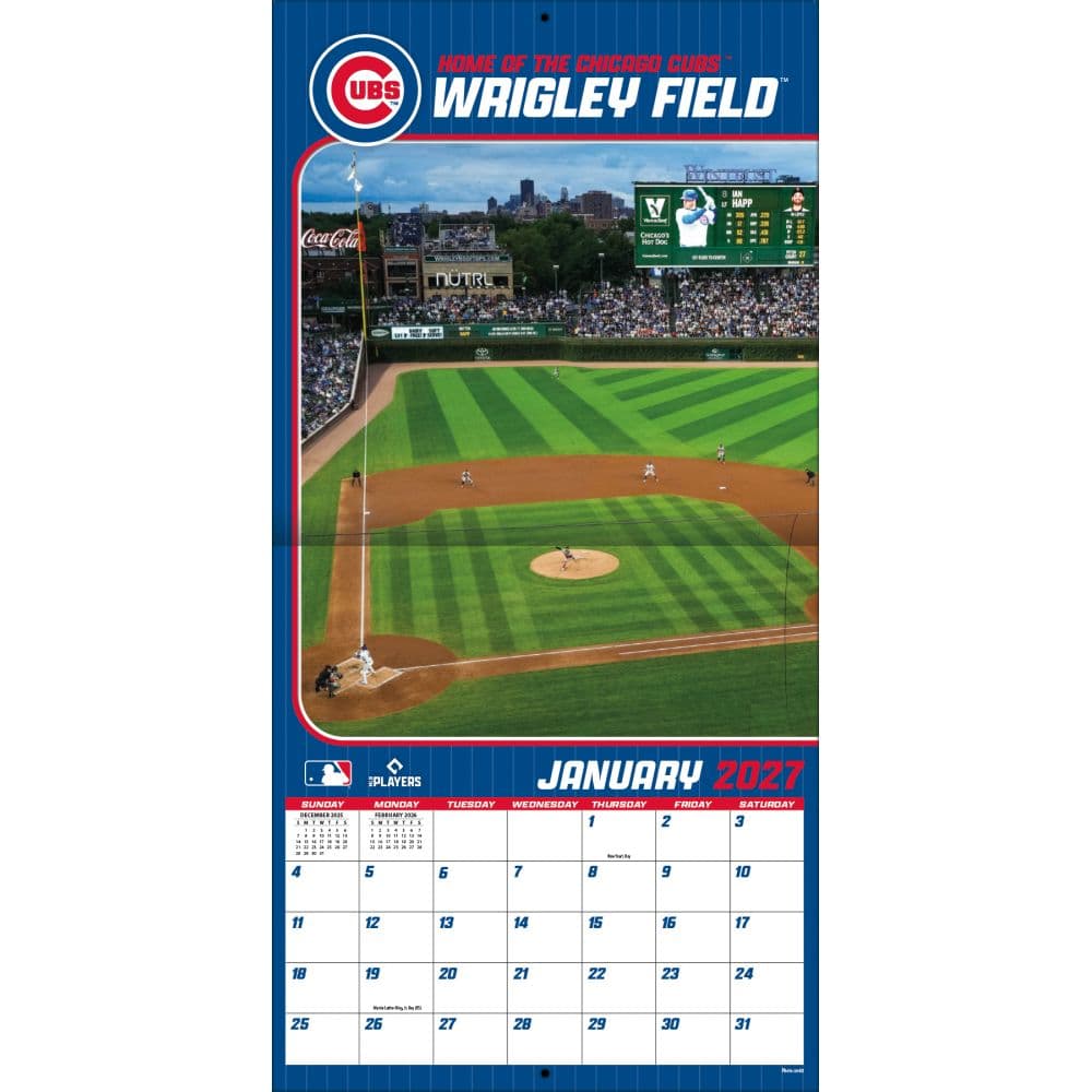 MLB Wrigley Field 2027 Wall Calendar Second Alternate Image