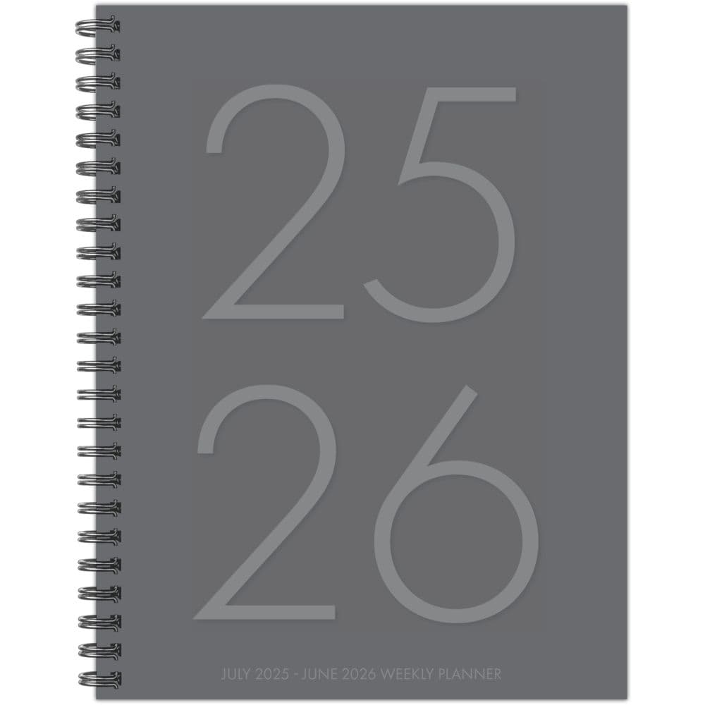 Gray Academic 2026 Weekly Planner Main Image