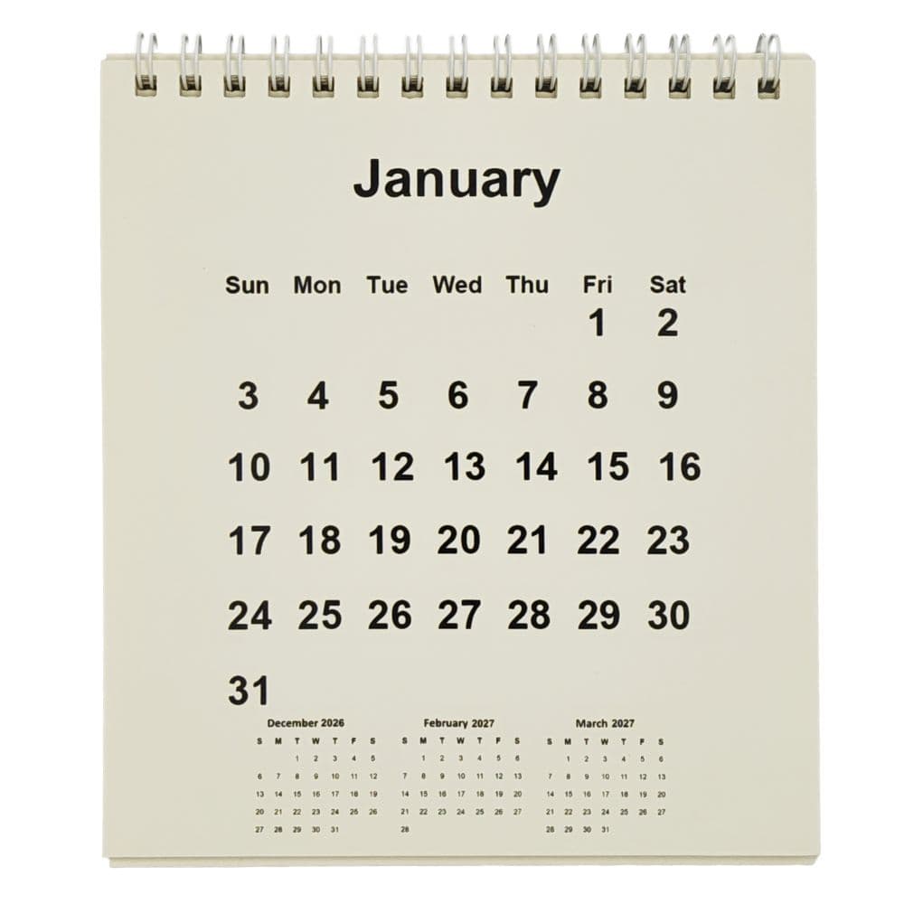 Hokusai 2027 Easel Desk Calendar Fourth Alternate Image