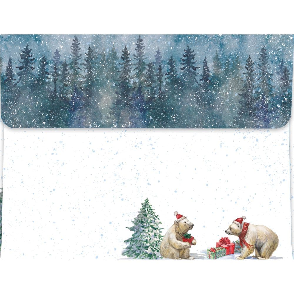 Bear-Y Merry Boxed Christmas Cards Fourth Alternate Image