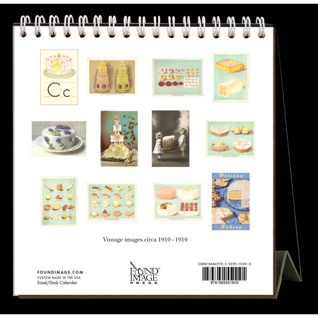 Cakes 2025 Easel Desk Calendar