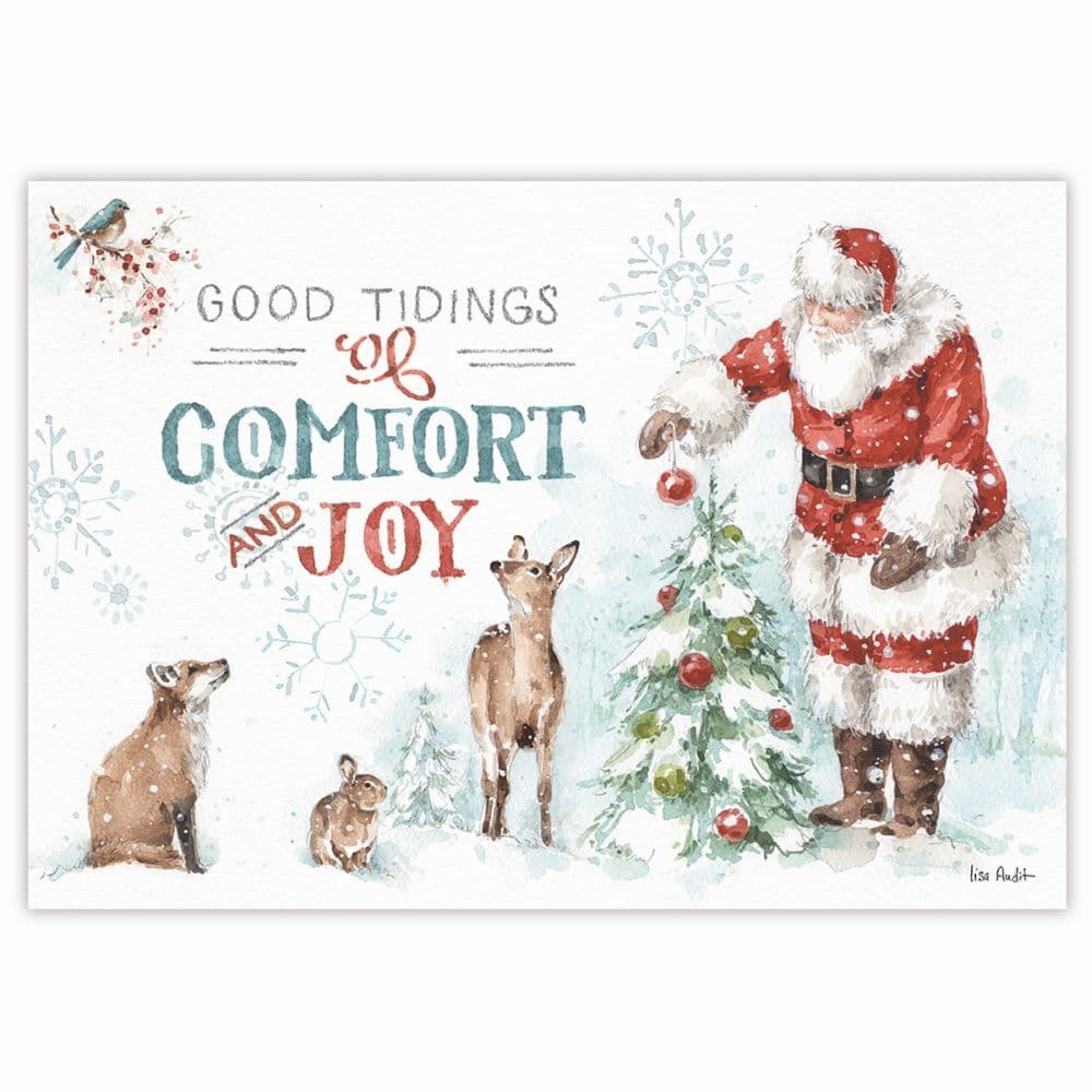 Good Tidings Petite Christmas Cards by Lisa Audit