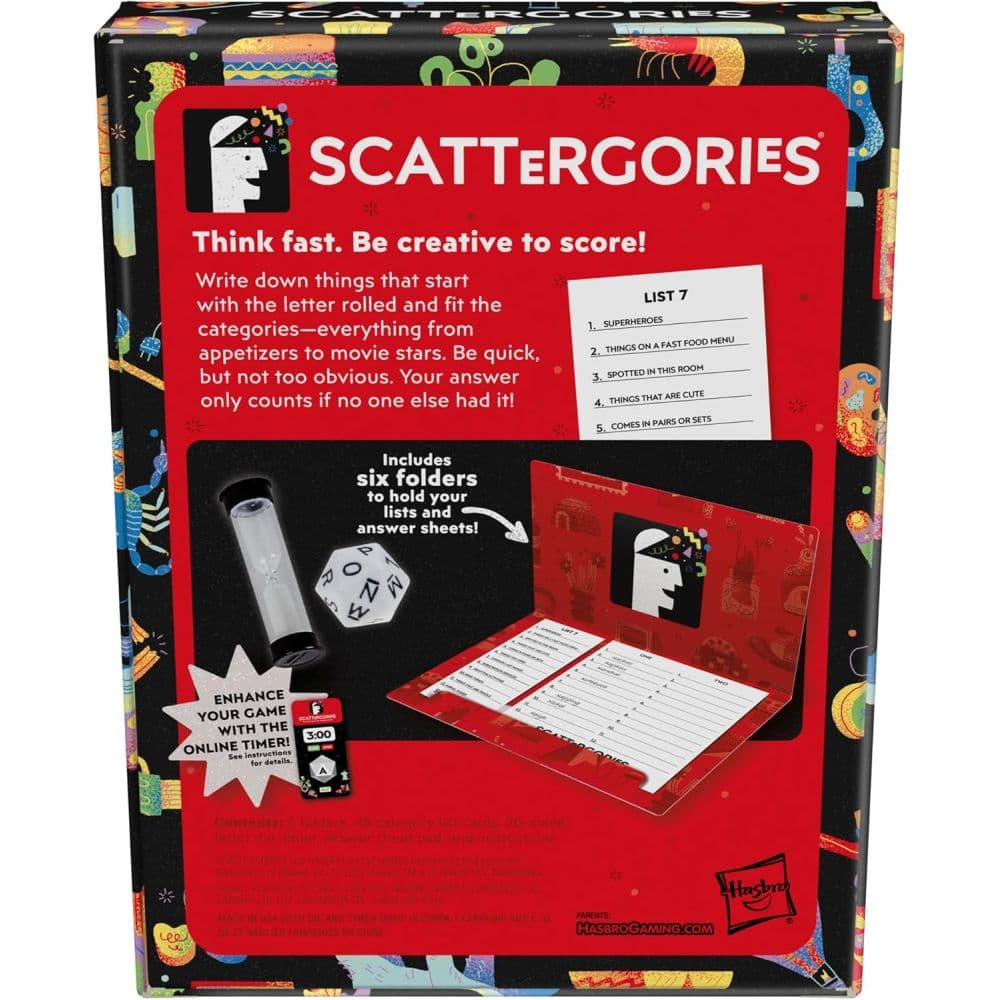 Scattergories First Alternate Image
