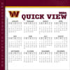 image NFL Washington Football Team 2024 Desk Calendar