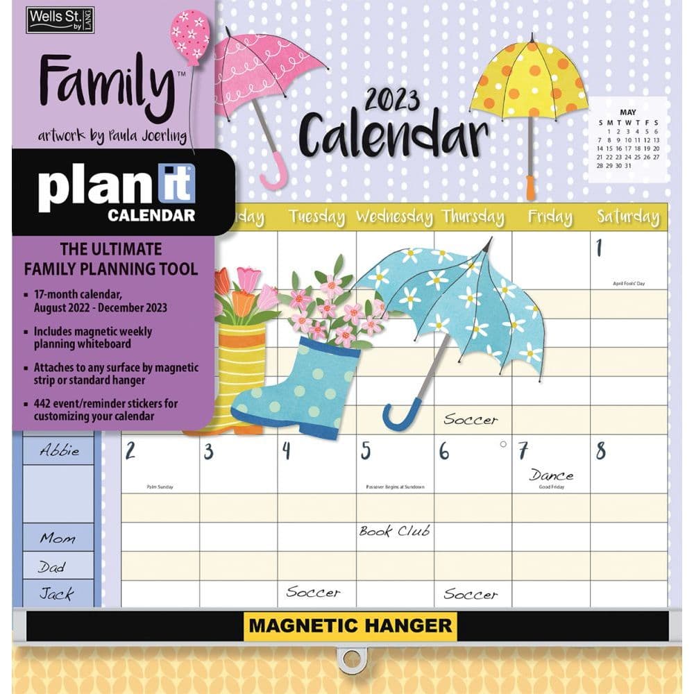 Family Plan-It 2023 Wall Calendar - Calendars.com Family Plan-It 2023 Wall Calendar - Calendars.com