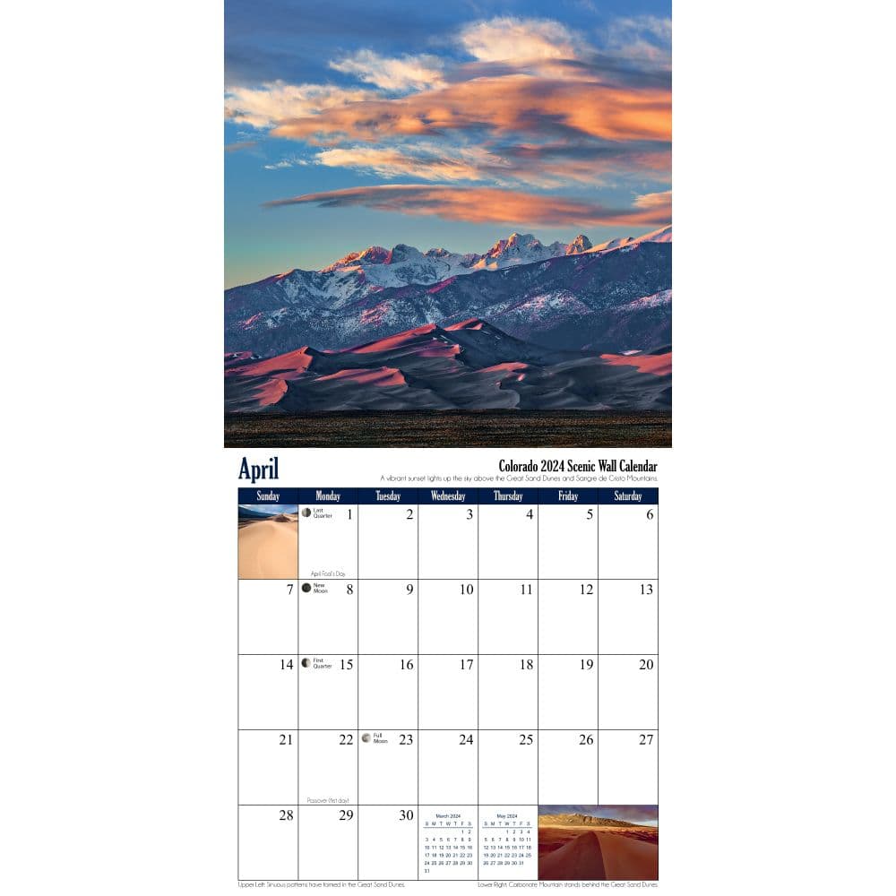 Colorado 2024 Wall Calendar