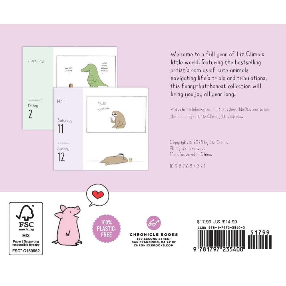 Liz Climo 2026 Desk Calendar First Alternate Image