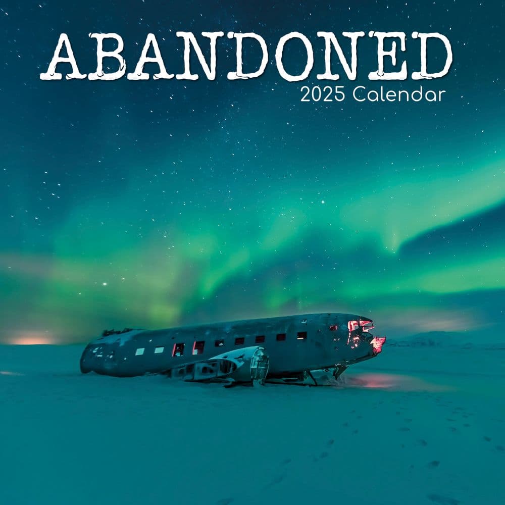 Abandoned 2025 Wall Calendar