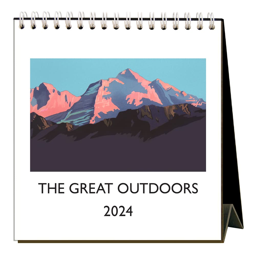 Great Outdoors 2024 Easel Desk Calendar Main Product Image width=&quot;1000&quot; height=&quot;1000&quot;